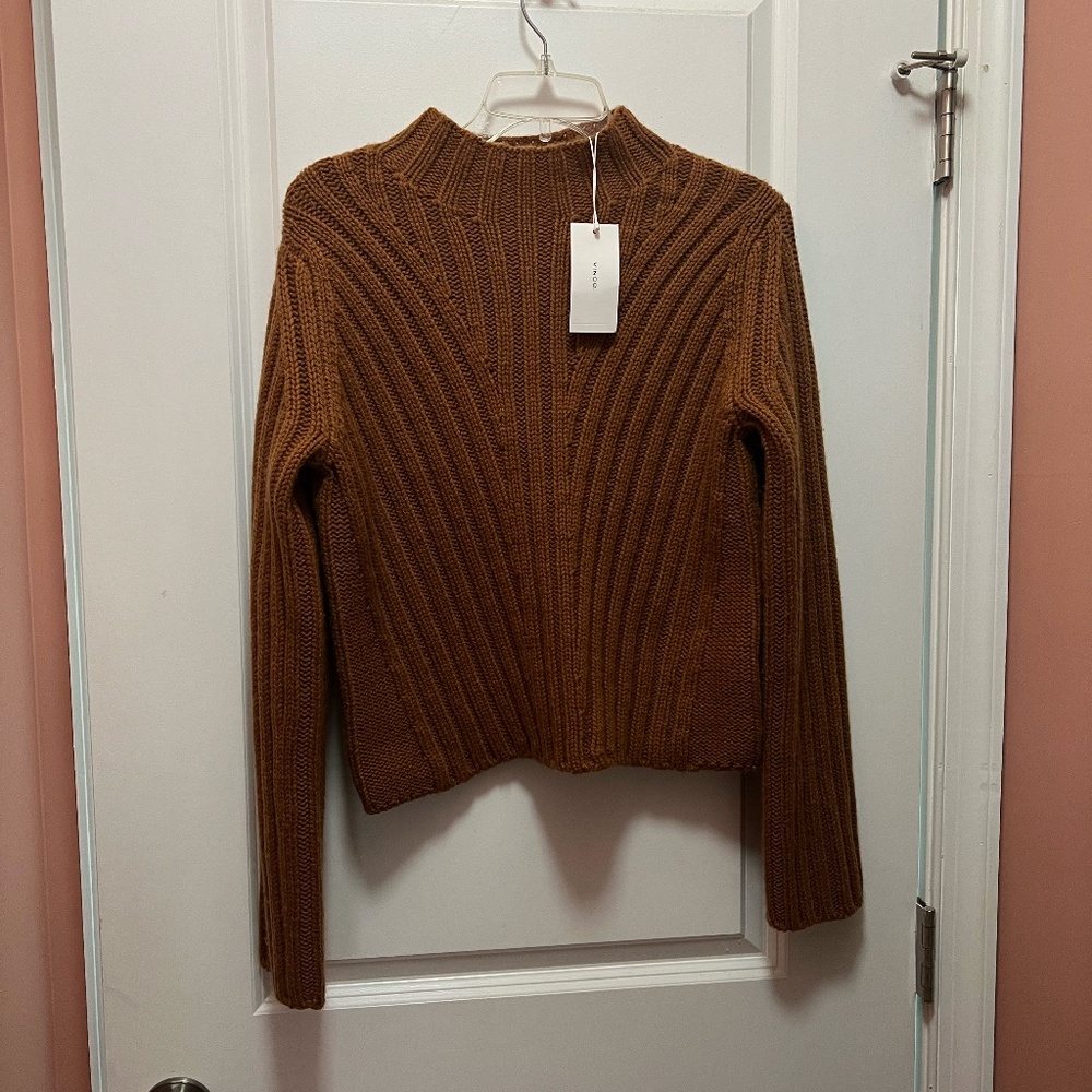NWT Vince Wool/Cashmere Mockneck - SZ M